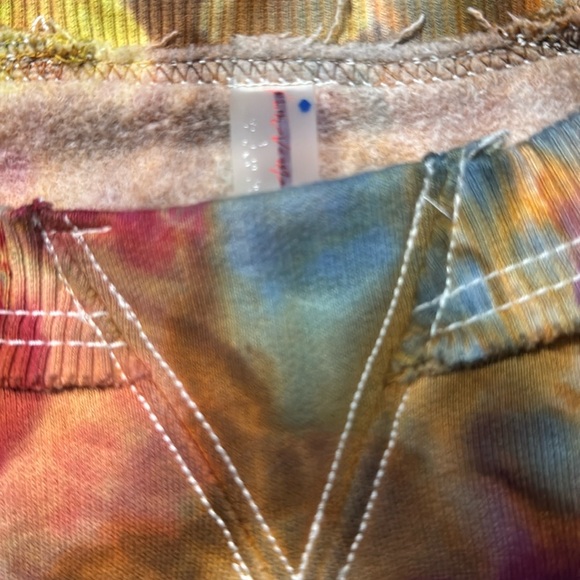 Free People Movement Intercept Pullover size Small NEW White Tie Dye - Picture 6 of 6